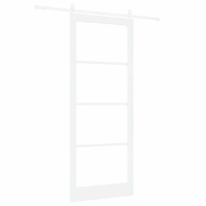 Porta Scorrevole Bianco 93 x 232 cm Legno e metallo