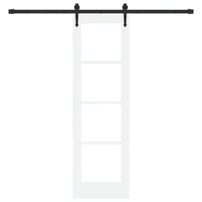 Porta scorrevole Bianco e Nero 61 x 198,5 cm | homemem39