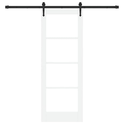 Porta Scorrevole Bianco 73.5 x 198.5 cm Legno e metallo