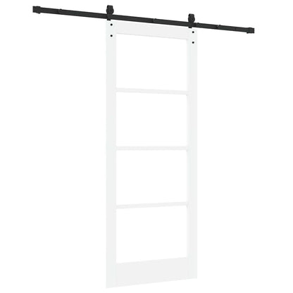 Porta Scorrevole Bianco 83 x 202 cm Legno e metallo