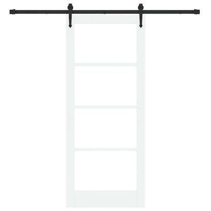 Porta Scorrevole Bianco 83 x 202 cm Legno e metallo
