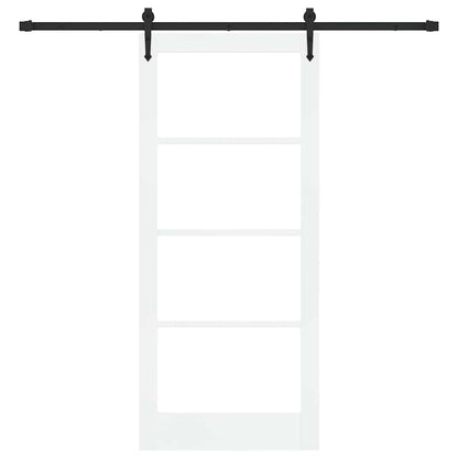 Porta Scorrevole Bianco 86 x 198.5 cm Legno e metallo
