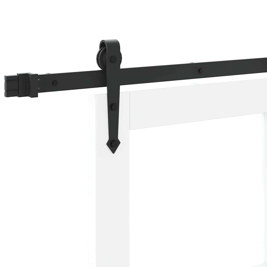 Porta scorrevole Bianco e Nero 93 x 211 cm | homemem39