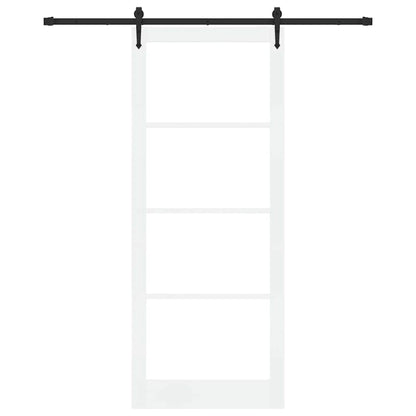 Porta Scorrevole Bianco 93 x 232 cm Legno e metallo