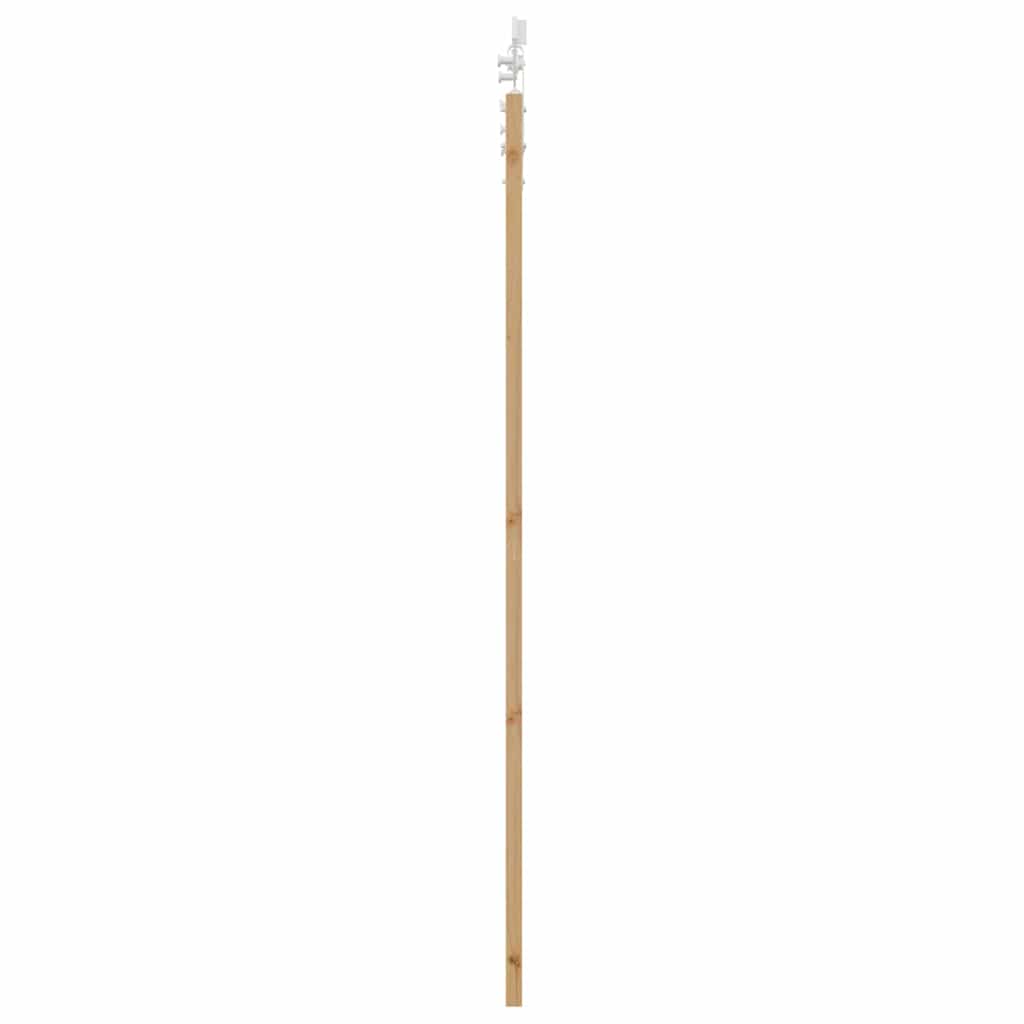 Porta Scorrevole Marrone 73.5 x 211 cm Legno e metallo