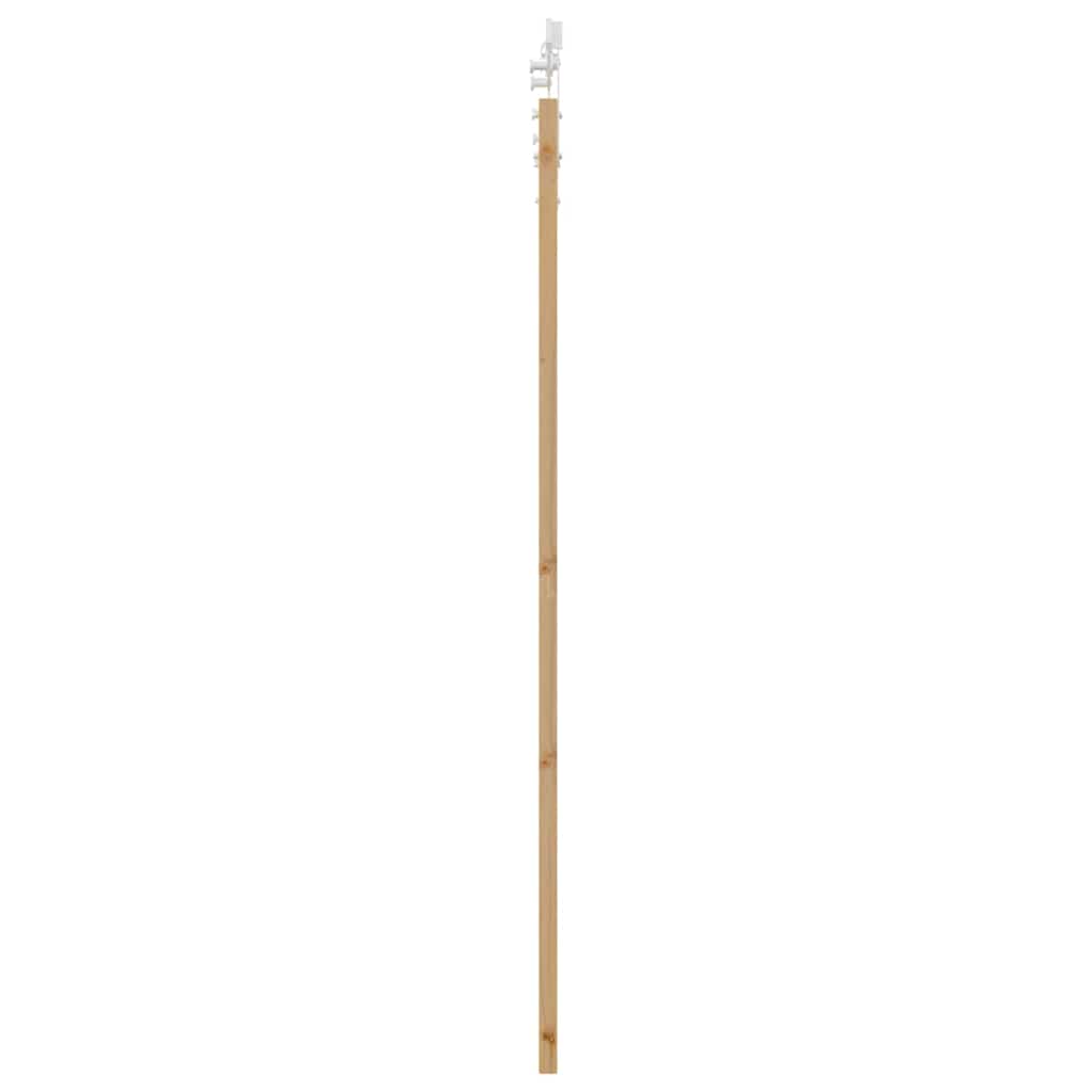 Porta Scorrevole Marrone 86 x 198.5 cm Legno e metallo