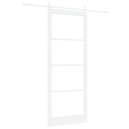 Porta Scorrevole Bianco 93 x 232 cm Legno e metallo