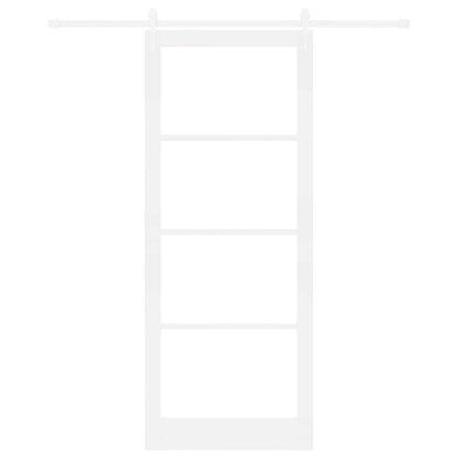 Porta Scorrevole Bianco 93 x 232 cm Legno e metallo