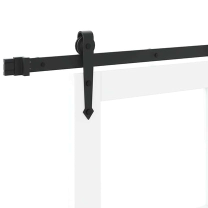 Porta Scorrevole ORKDAL Bianco 78 x 202 cm Legno e metallo