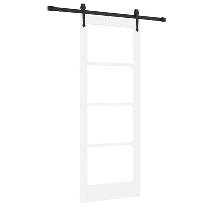 Porta Scorrevole ORKDAL Bianco 78 x 202 cm Legno e metallo