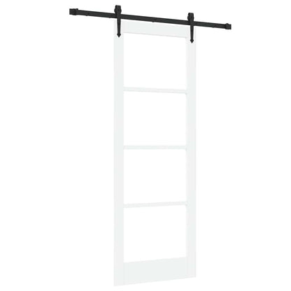 Porta Scorrevole ORKDAL Bianco 78 x 211 cm Legno e metallo