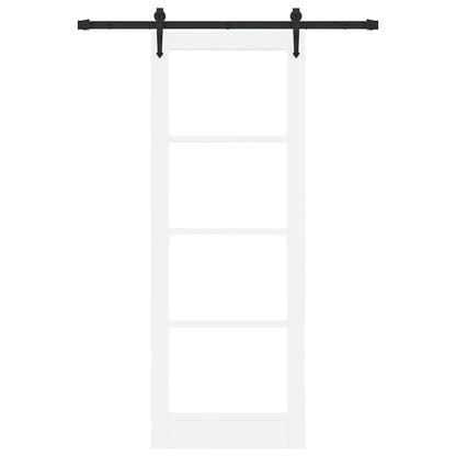 Porta Scorrevole ORKDAL Bianco 78 x 211 cm Legno e metallo