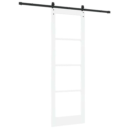 Porta Scorrevole ORKDAL Bianco 78 x 232 cm Legno e metallo
