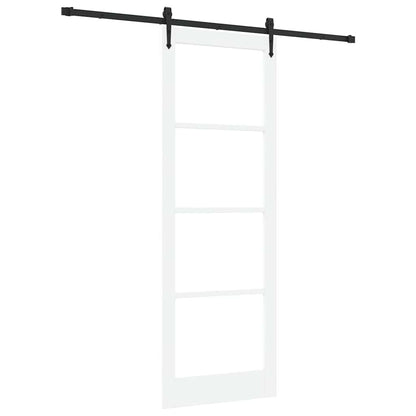 Porta Scorrevole ORKDAL Bianco 83 x 232 cm Legno e metallo