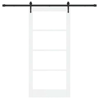 Porta Scorrevole ORKDAL Bianco 93 x 202 cm Legno e metallo