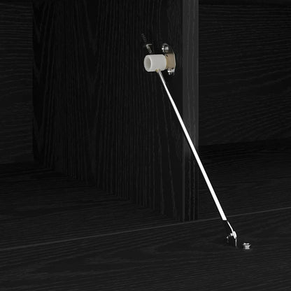 Mobile TV 2 pcs Rovere Nero 240 x 35 x 40 cm Legno multistrato