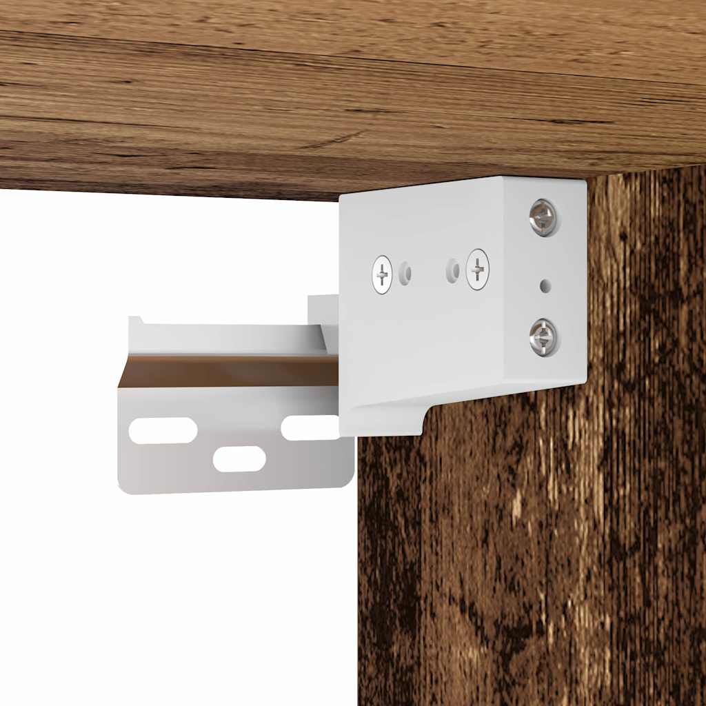 Set di mobili per il bagno 2 pcs Marrone Legno multistrato