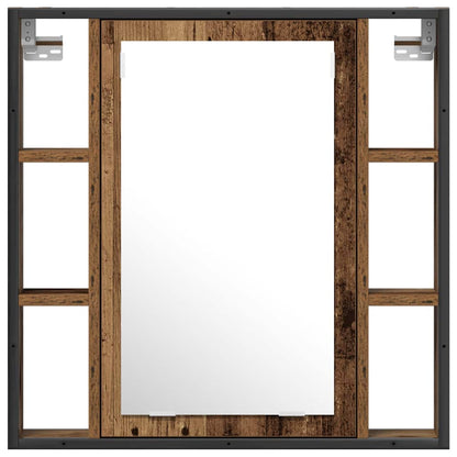 Set di mobili per il bagno 2 pcs Marrone Legno multistrato