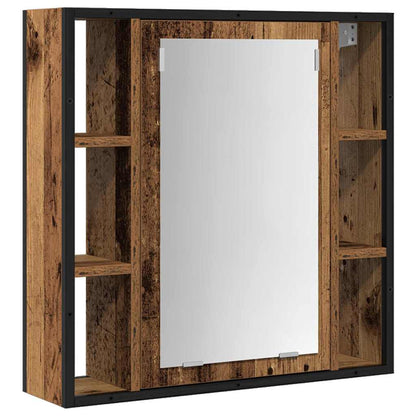 Set di mobili per il bagno 2 pcs Marrone Legno multistrato