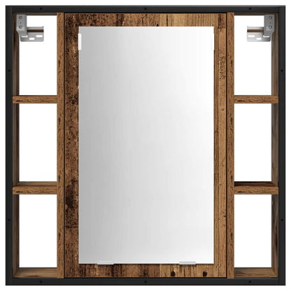 Set di mobili per il bagno 2 pcs Marrone Legno multistrato