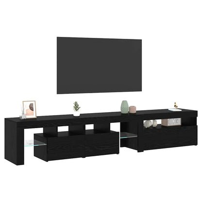 Supporto TV Rovere Nero Legno multistrato & Truciolare