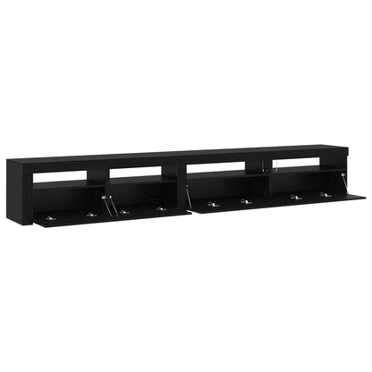Set mobile TV 3 pcs Rovere Nero Legno ingegnerizzato | homemem39