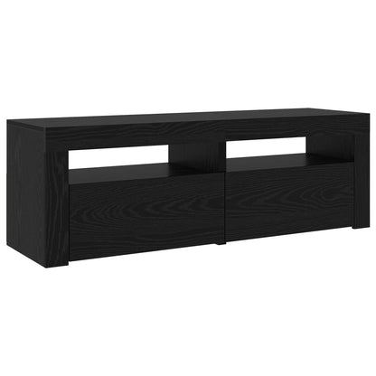 Set mobile TV 3 pcs Rovere Nero Legno ingegnerizzato | homemem39