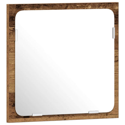 Set di mobili per il bagno con porta 3 pcs Legno vecchio