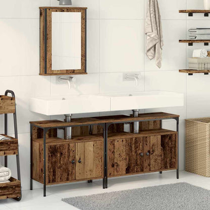 Unità da Bagno 3 pz Marrone 80 x 30 x 60 cm | homemem39