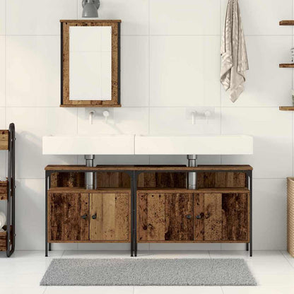 Unità da Bagno 3 pz Marrone 80 x 30 x 60 cm | homemem39