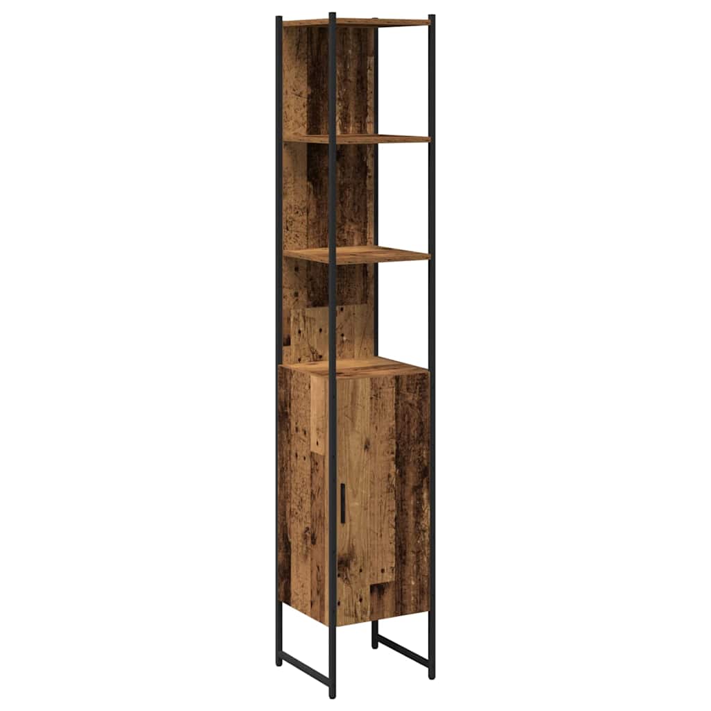 Set di mobili per il bagno 3 pcs Marrone Legno multistrato | homemem39