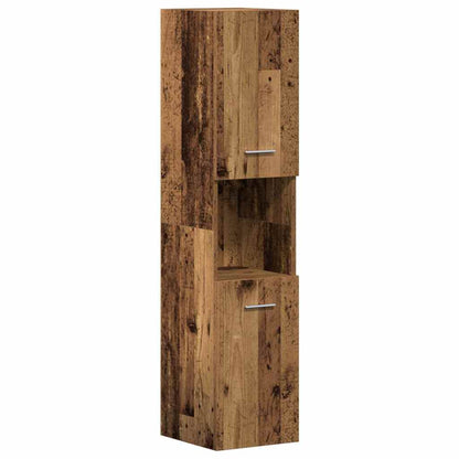 Set di mobili per il bagno 4 pcs Marrone Legno multistrato | homemem39