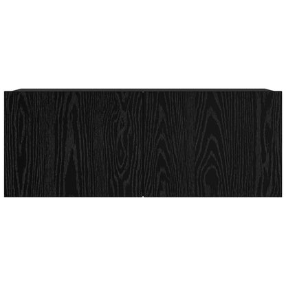 Set mobile TV 6 pcs Rovere Nero 100 x 30 x 30 cm