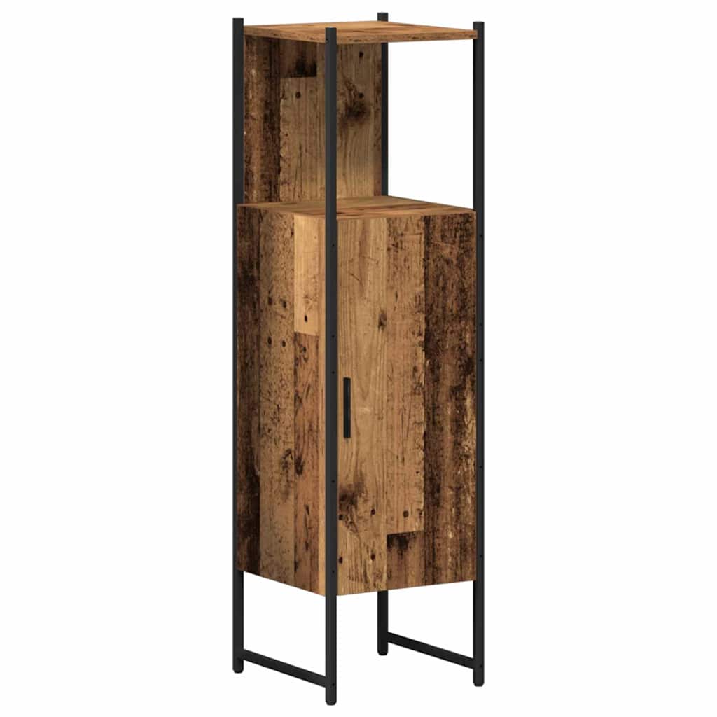 Set di mobili per il bagno 4 pcs Marrone Legno multistrato | homemem39