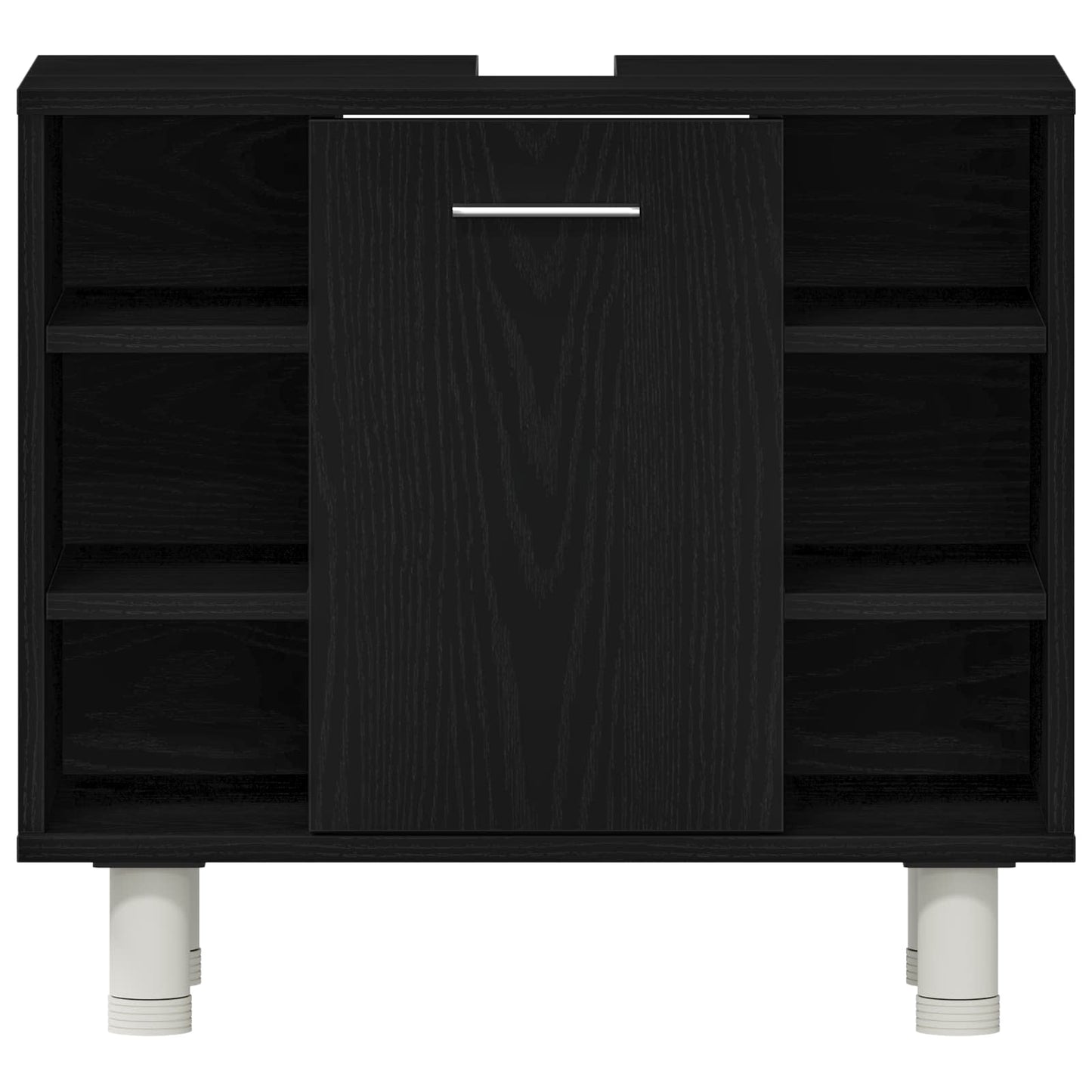 Set di mobili per il bagno 3 pcs Nero 30 x 30 x 99,5 cm | homemem39