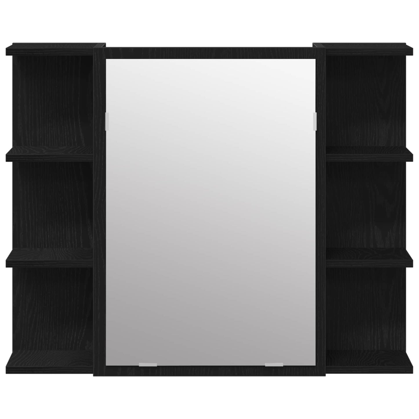 Set di mobili per il bagno 3 pcs Nero 30 x 30 x 179,5 cm | homemem39