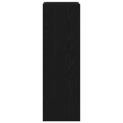 Set mobile TV 3 pcs Rovere nero 130.5 x 30 x 140 cm