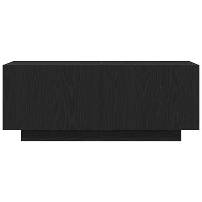 Mobile TV Rovere nero 100 x 35 x 40 cm Legno multistrato