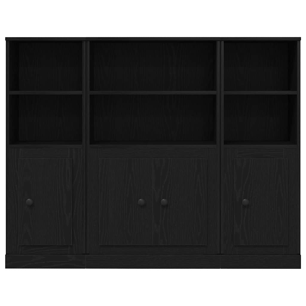 Highboard Rovere Nero 132 x 35,5 x 103,5 cm Legno multistrato - homemem39