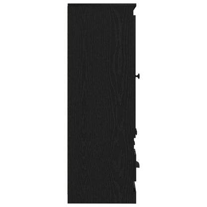 Highboard Rovere Nero 132 x 35.5 x 103.5 cm Legno multistrato - homemem39