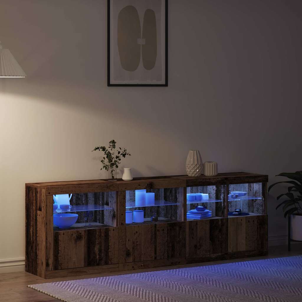 Credenza Legno vecchio 202 x 37 x 67 cm Legno multistrato