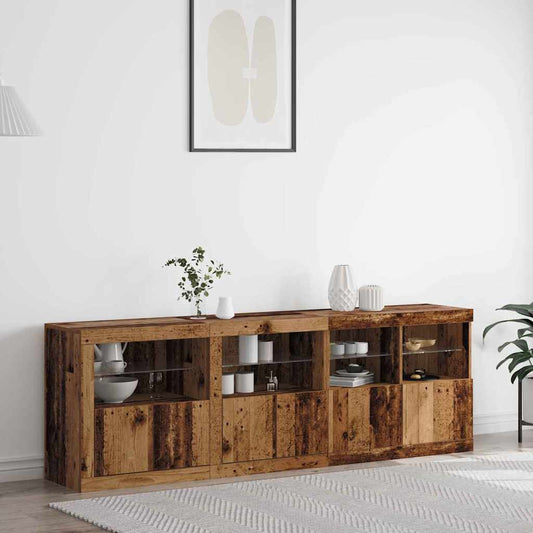Credenza Legno vecchio 202 x 37 x 67 cm Legno multistrato
