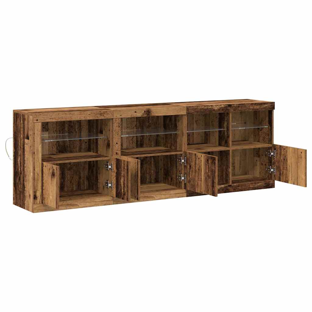 Credenza Legno vecchio 202 x 37 x 67 cm Legno multistrato