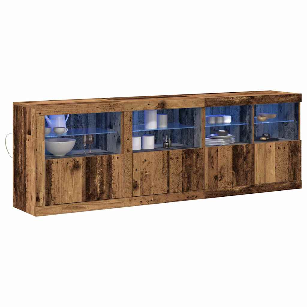 Credenza Legno vecchio 202 x 37 x 67 cm Legno multistrato