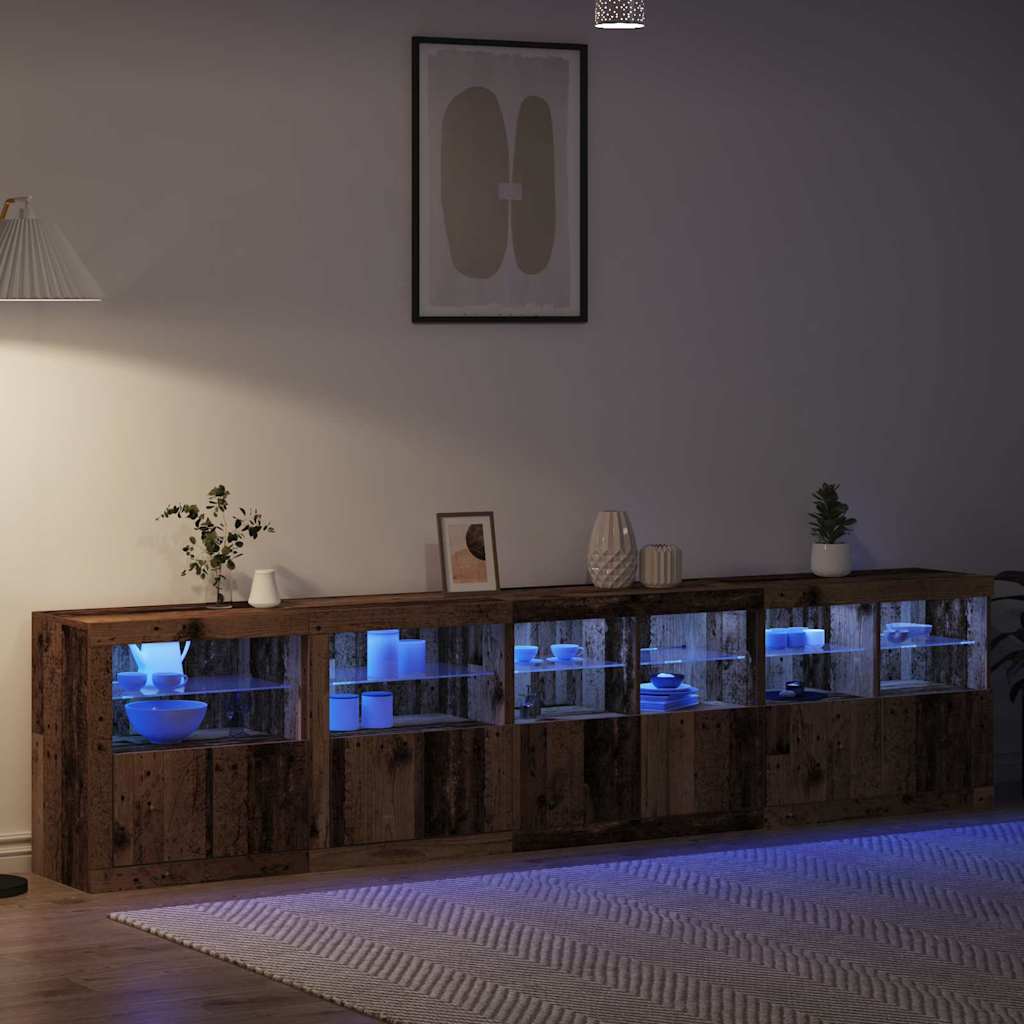 Credenza Legno vecchio 283 x 37 x 67 cm Legno multistrato