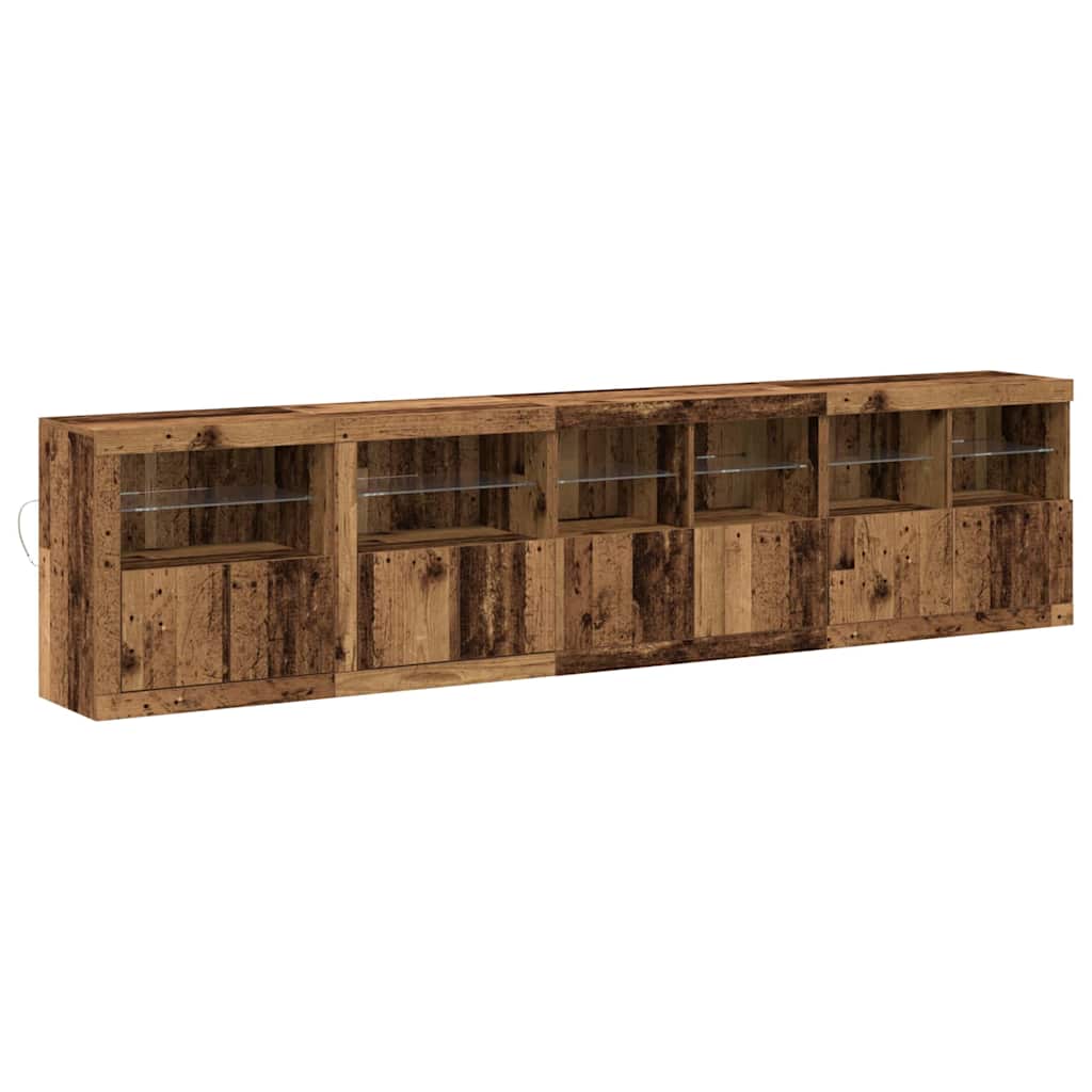 Credenza Legno vecchio 283 x 37 x 67 cm Legno multistrato