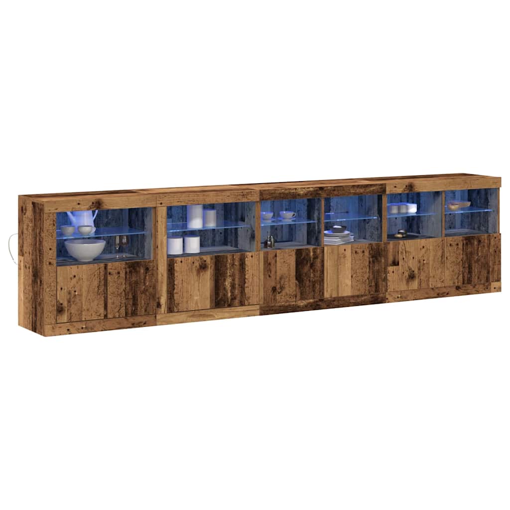 Credenza Legno vecchio 283 x 37 x 67 cm Legno multistrato