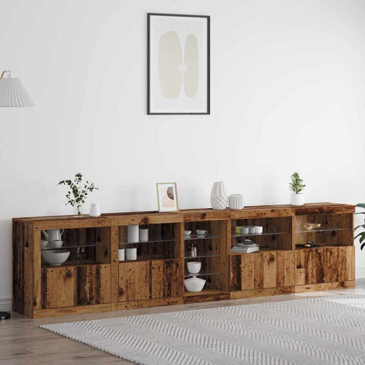 Credenza Legno vecchio 283 x 37 x 67 cm Legno multistrato
