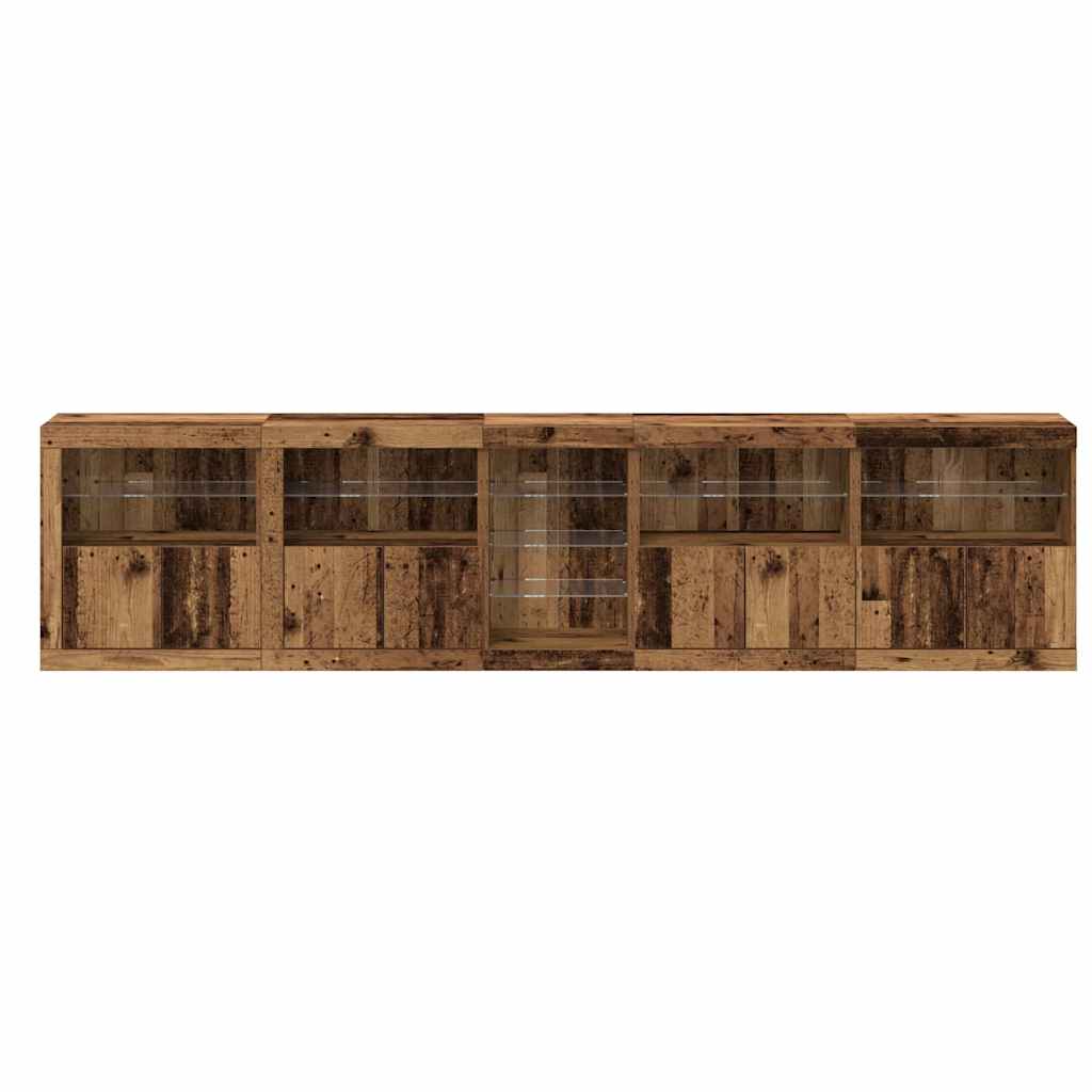 Credenza Legno vecchio 283 x 37 x 67 cm Legno multistrato