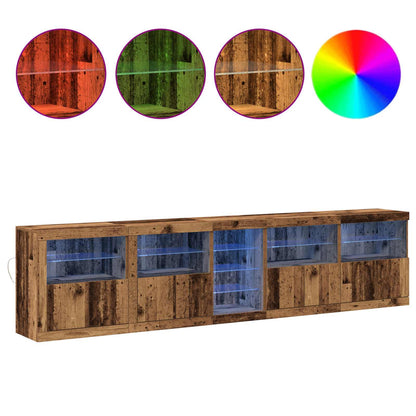 Madia LED Legno vecchio 283 x 37 x 67 cm Legno multistrato | homemem39